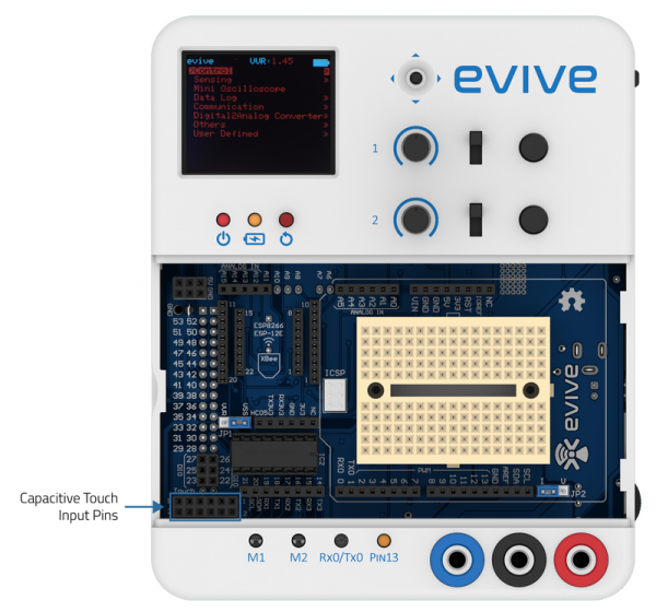 evive Capacitive Touch Input Pinouts