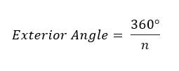 Exterior angle formula